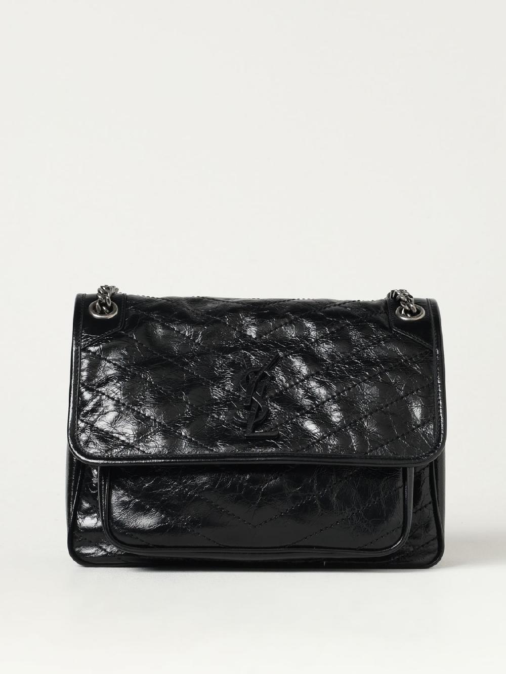 Giglio Borsa Niki Saint Laurent in pelle verniciata