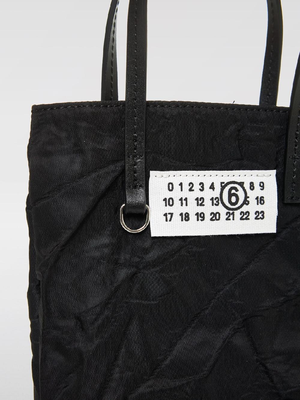 Giglio Borsa Numeric MM6 Maison Margiela In Nylon Stropicciato