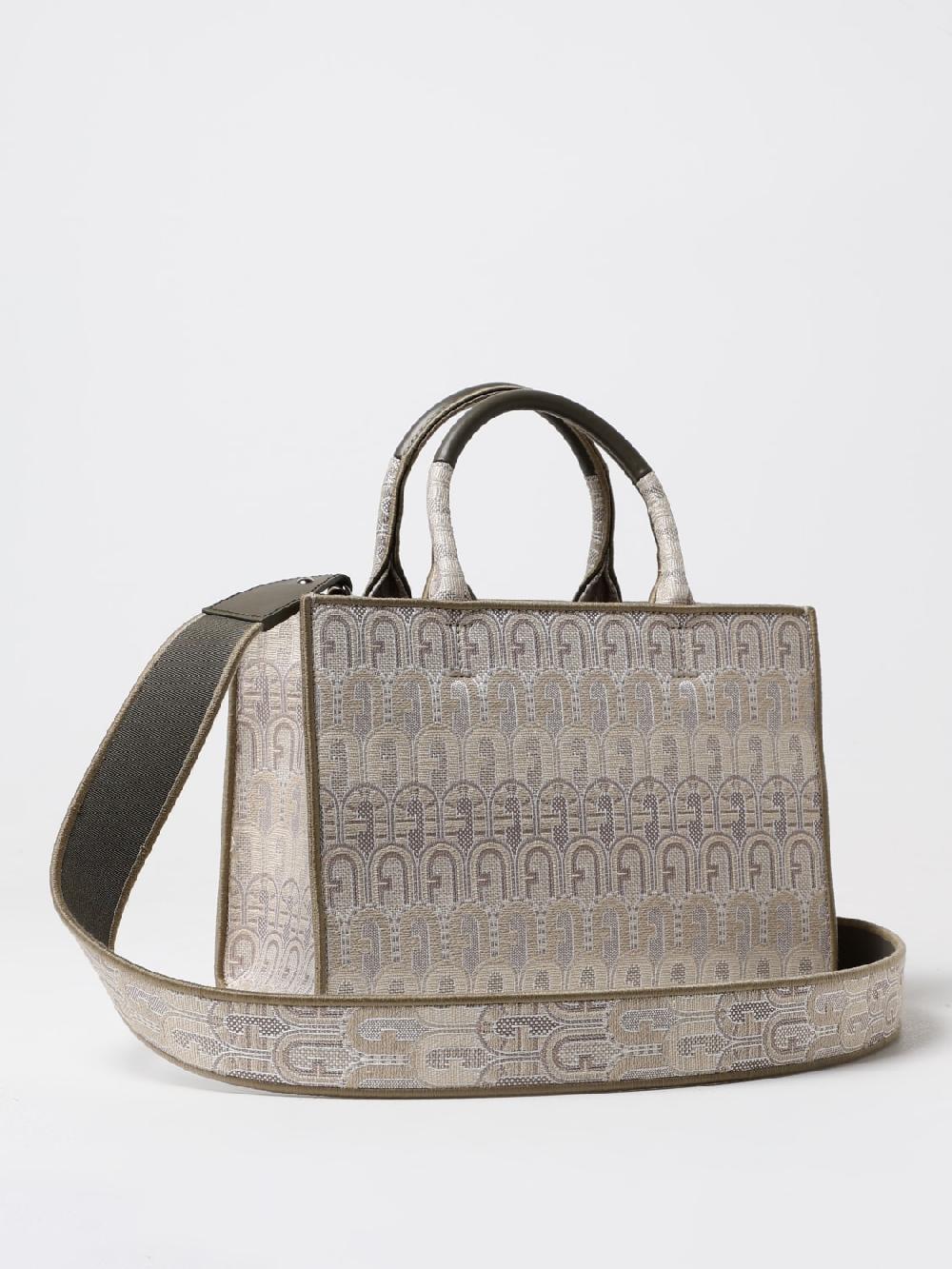 Giglio Borsa Opportunity S Furla In Tessuto Jacquard Goffrato