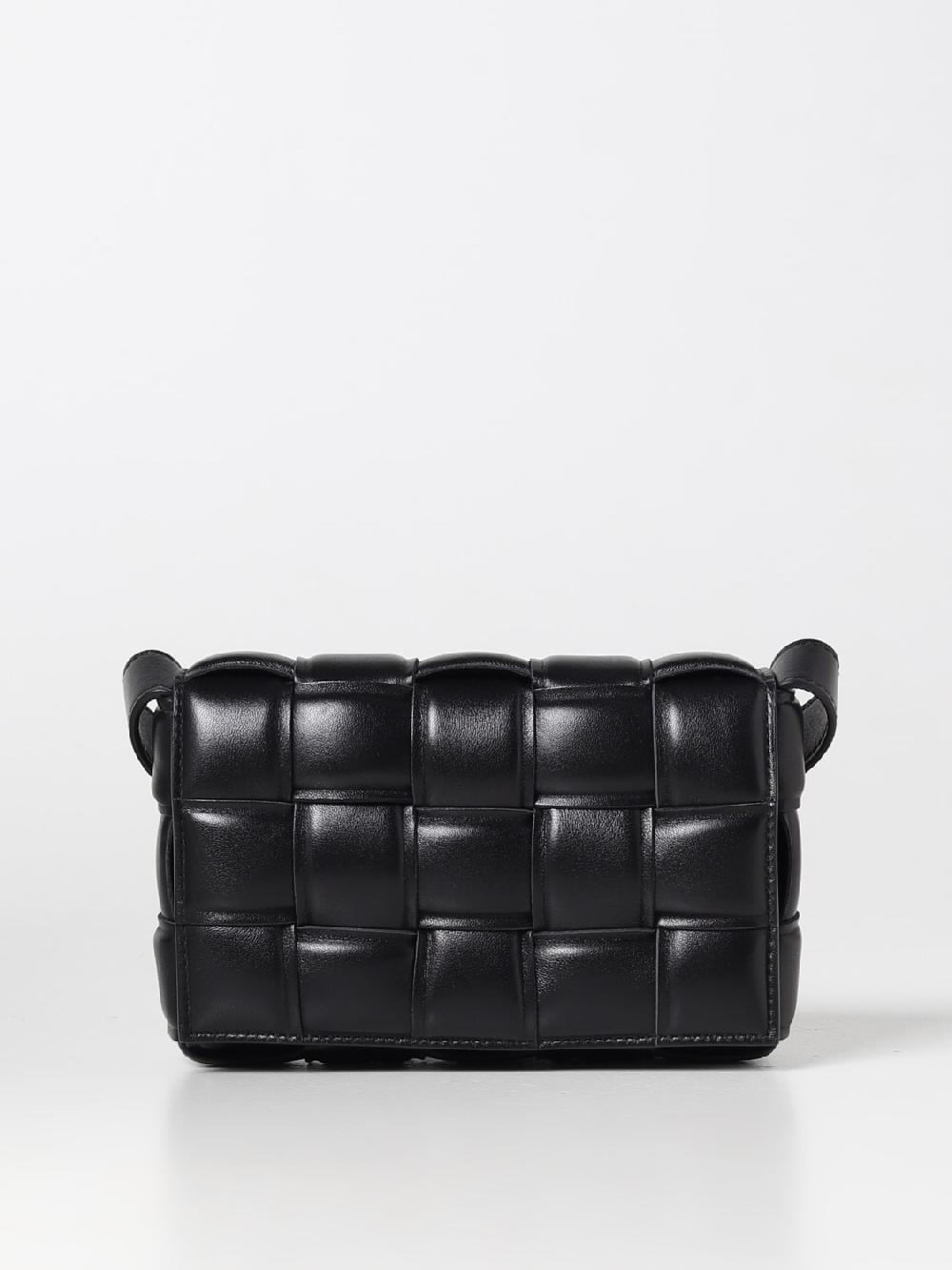 Giglio Borsa Padded Cassette Bottega Veneta in pelle intrecciata