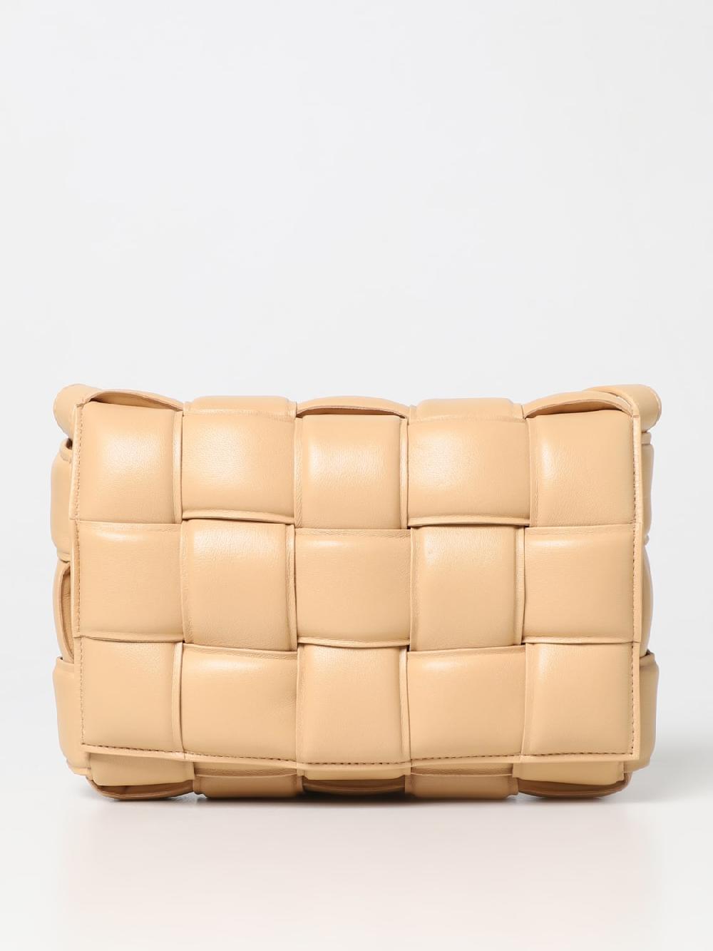 Giglio Borsa Padded Cassette Bottega Veneta in pelle intrecciata