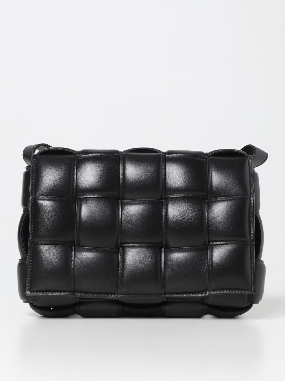 Giglio Borsa Padded Cassette Bottega Veneta in pelle intrecciata