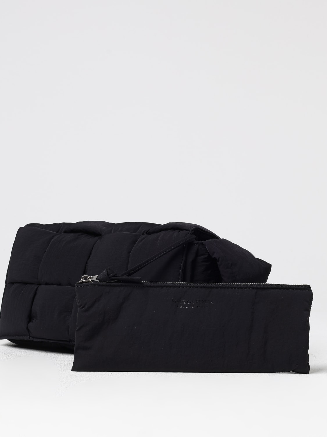 Giglio Borsa Padded Tech Cassette Bottega Veneta In Nylon Intrecciato