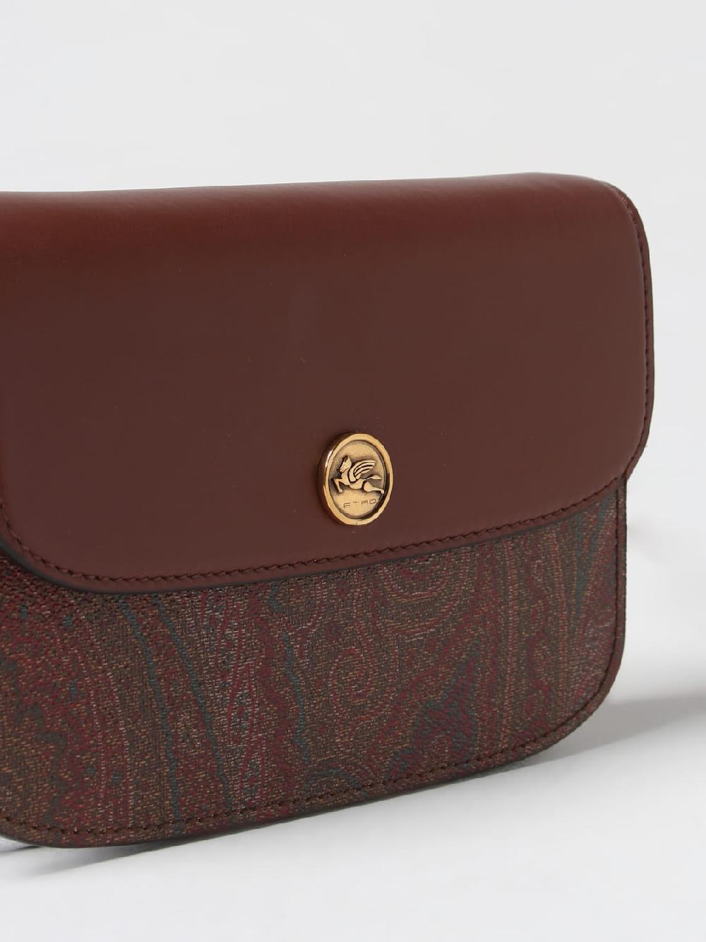 Giglio Borsa Paisley Etro In Cotone Spalmato E Pelle