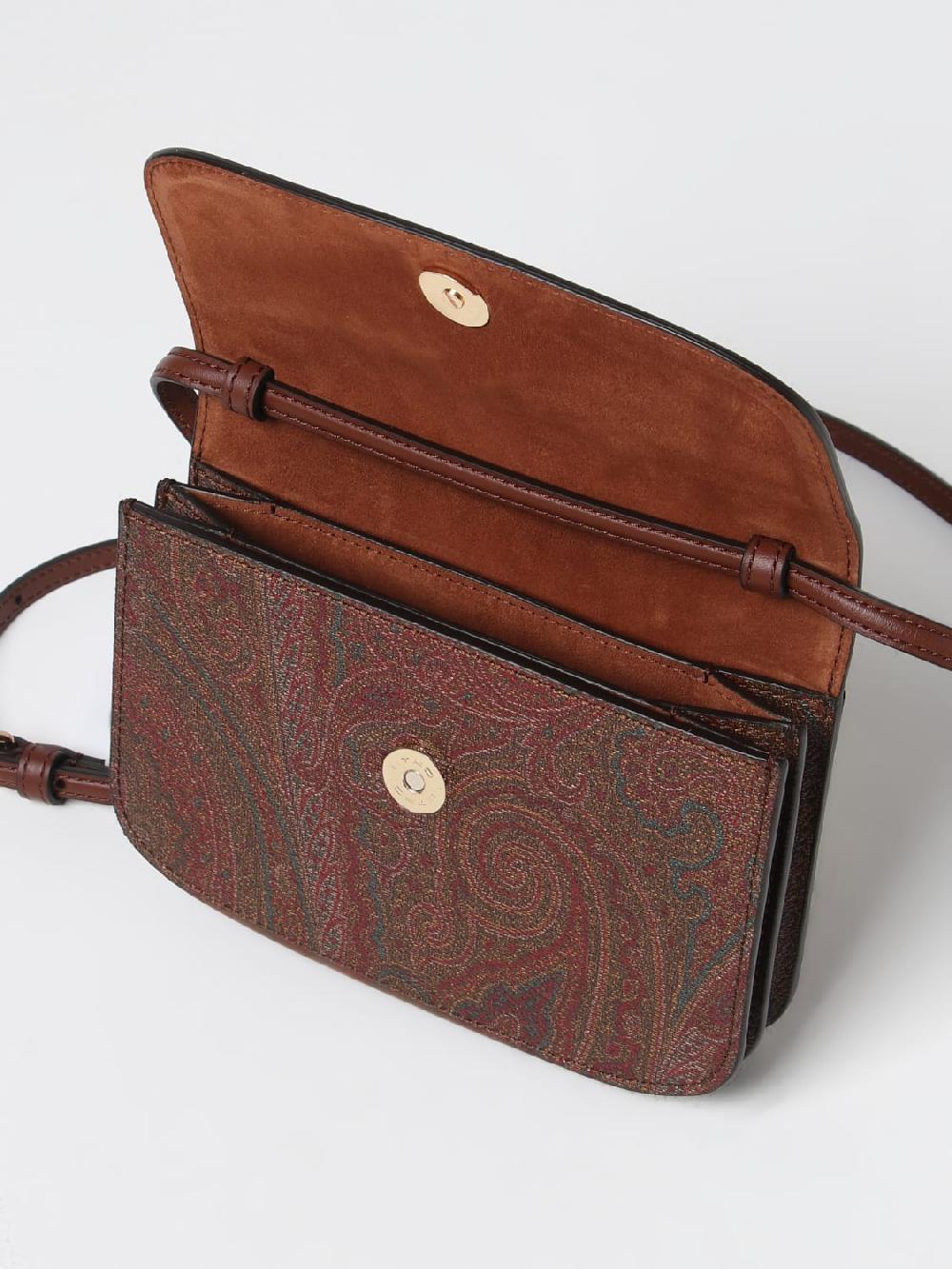 Giglio Borsa Paisley Etro In Cotone Spalmato E Pelle