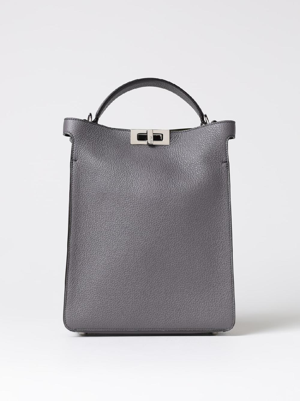 Giglio Borsa Peekaboo X-Lite Fendi in pelle a grana
