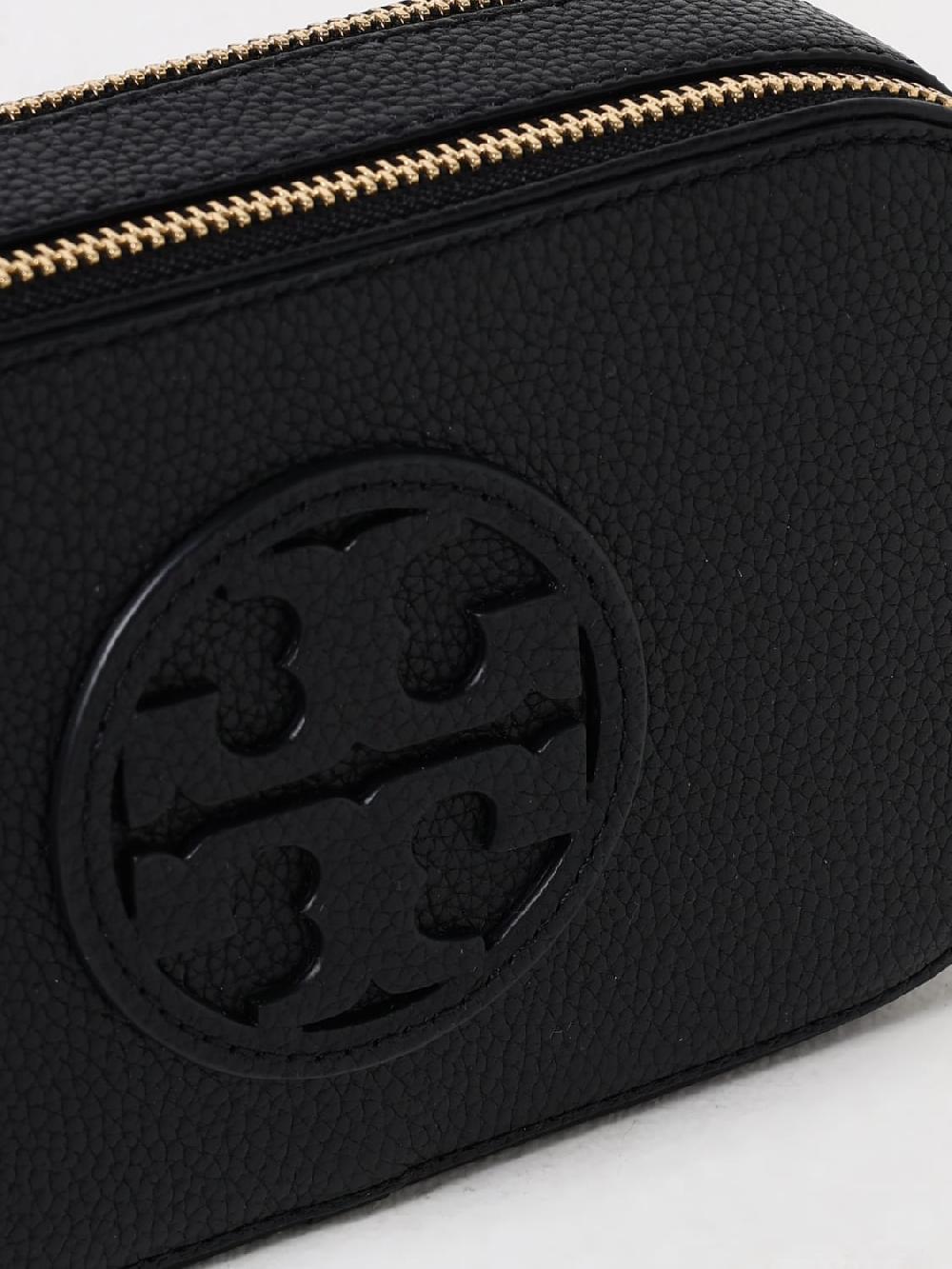 Giglio Borsa Perry Tory Burch In Pelle A Micro Grana