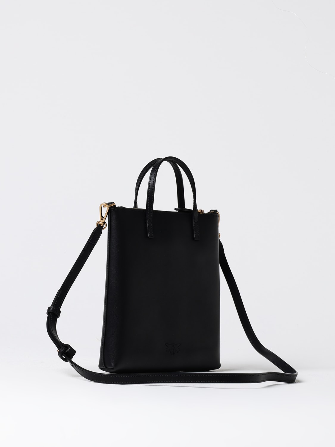 Giglio Borsa Pinko In Pelle Con Logo Impresso All Over
