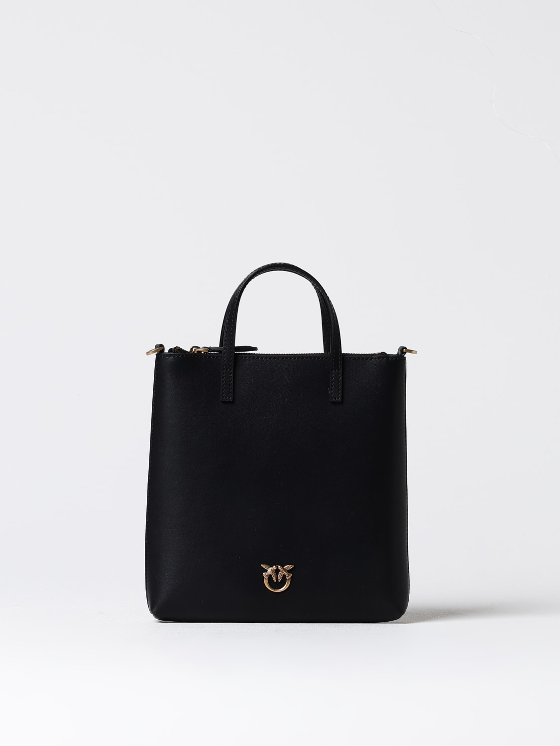 Giglio Borsa Pinko in pelle con logo impresso all over
