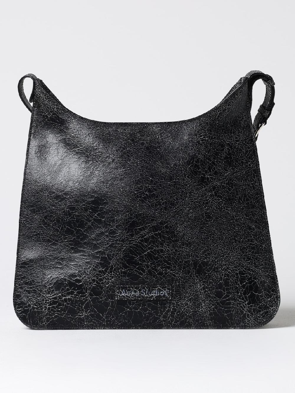 Giglio Borsa Platt Acne Studios in pelle cracklè invecchiata