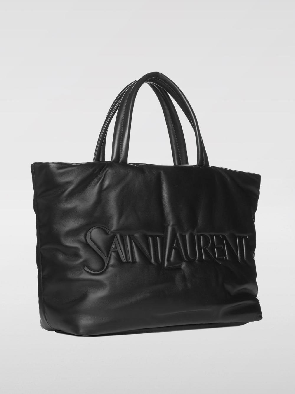 Giglio Borsa Puffer Saint Laurent In Nappa Imbottita