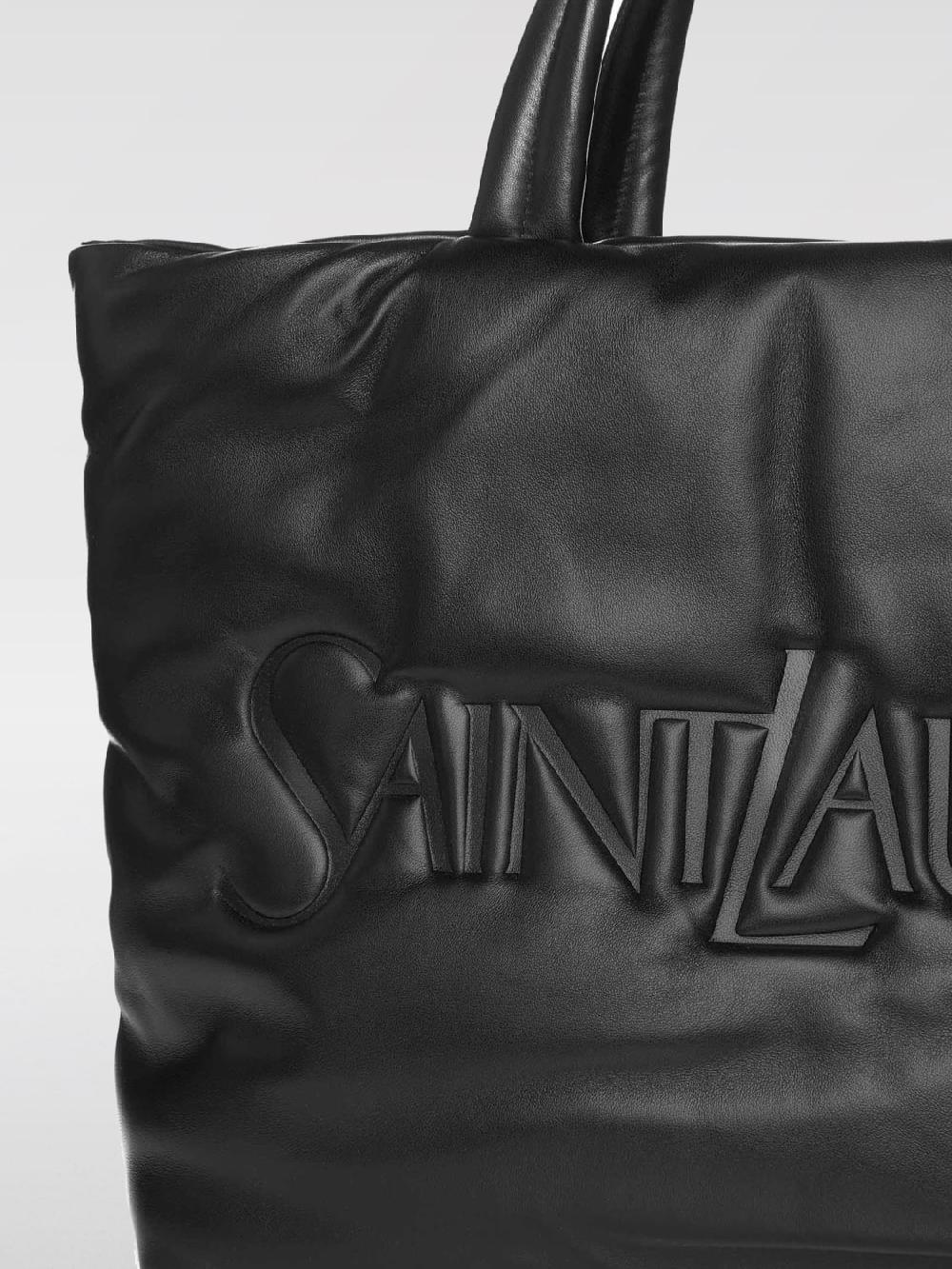 Giglio Borsa Puffer Saint Laurent In Nappa Imbottita