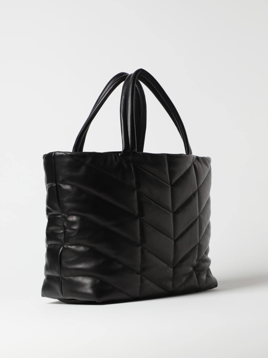 Giglio Borsa Puffer Saint Laurent In Nappa Trapuntata