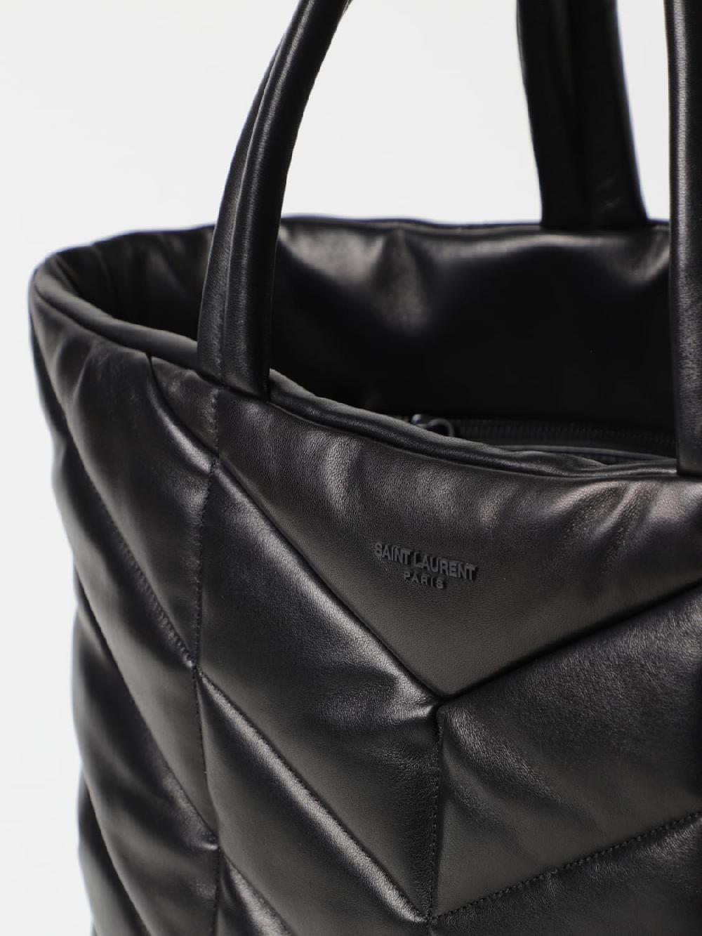 Giglio Borsa Puffer Saint Laurent In Nappa Trapuntata