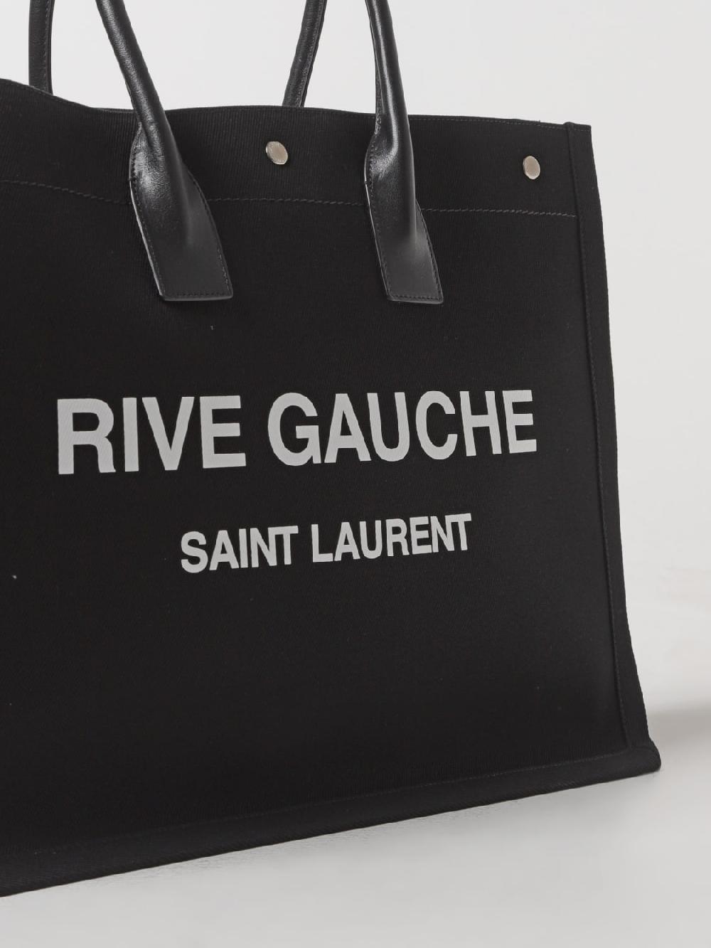 Giglio Borsa Rive Gauche Saint Laurent In Canvas Di Cotone