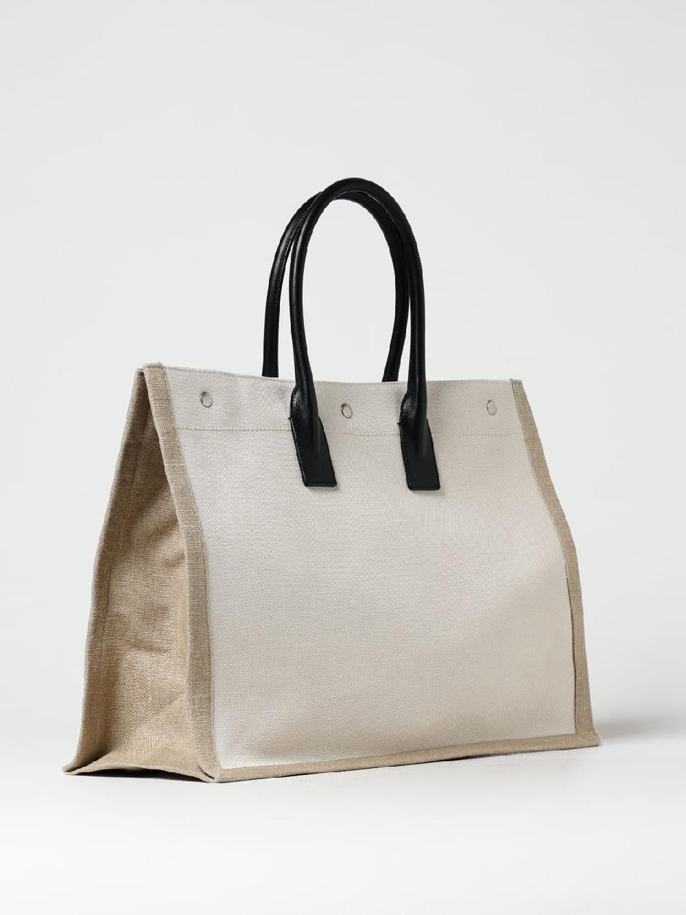 Giglio Borsa Rive Gauche Saint Laurent In Canvas Di Cotone
