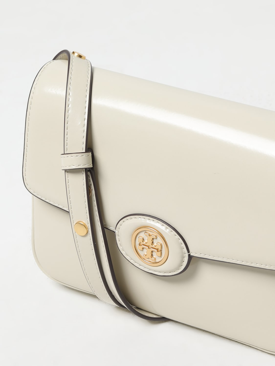 Giglio Borsa Robinson Tory Burch In Pelle Spazzolata