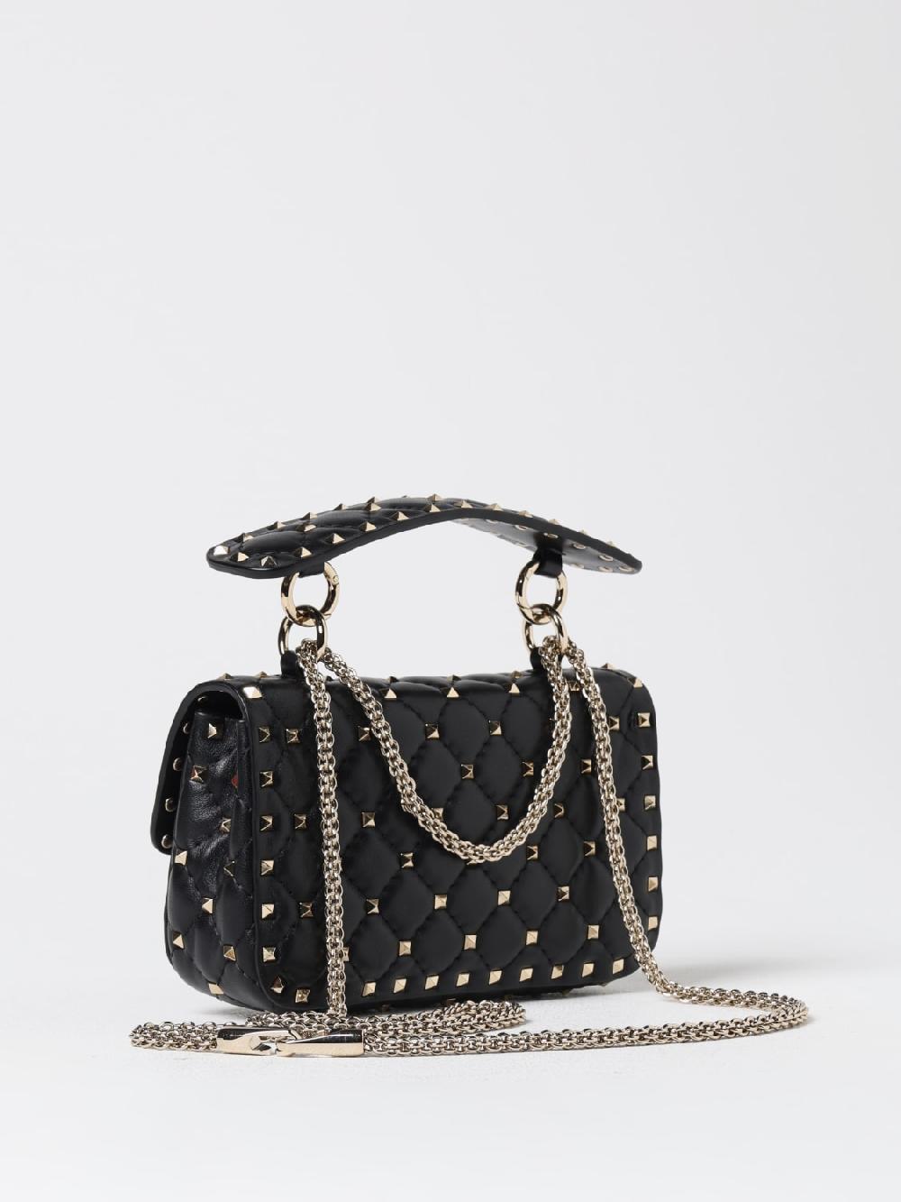 Giglio Borsa Rockstud Spike Valentino Garavani In Nappa Matelassè