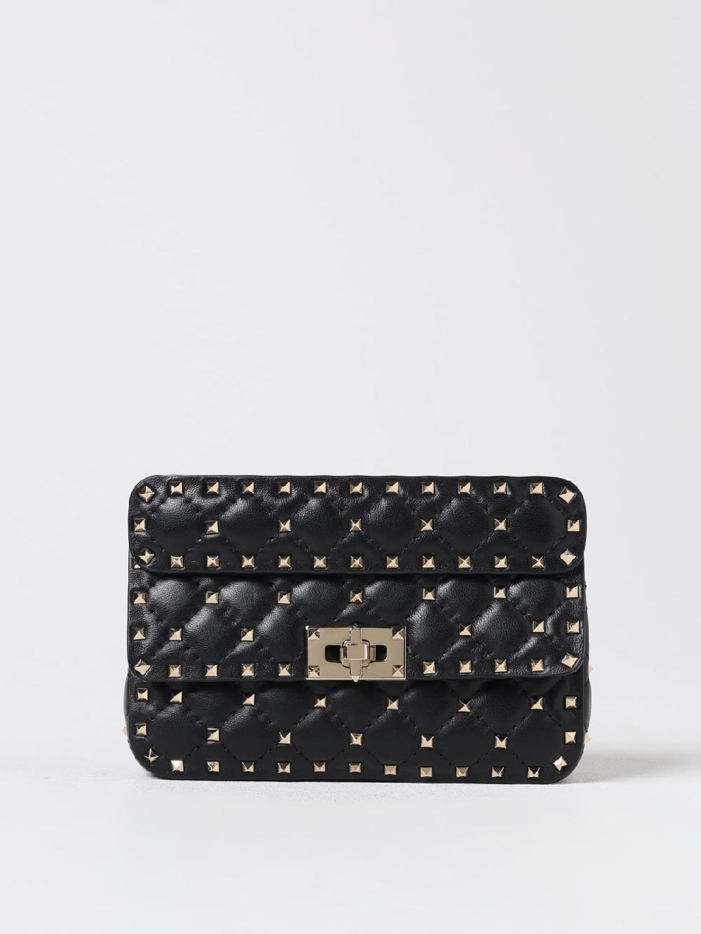 Giglio Borsa Rockstud Spike Valentino Garavani in nappa matelassè