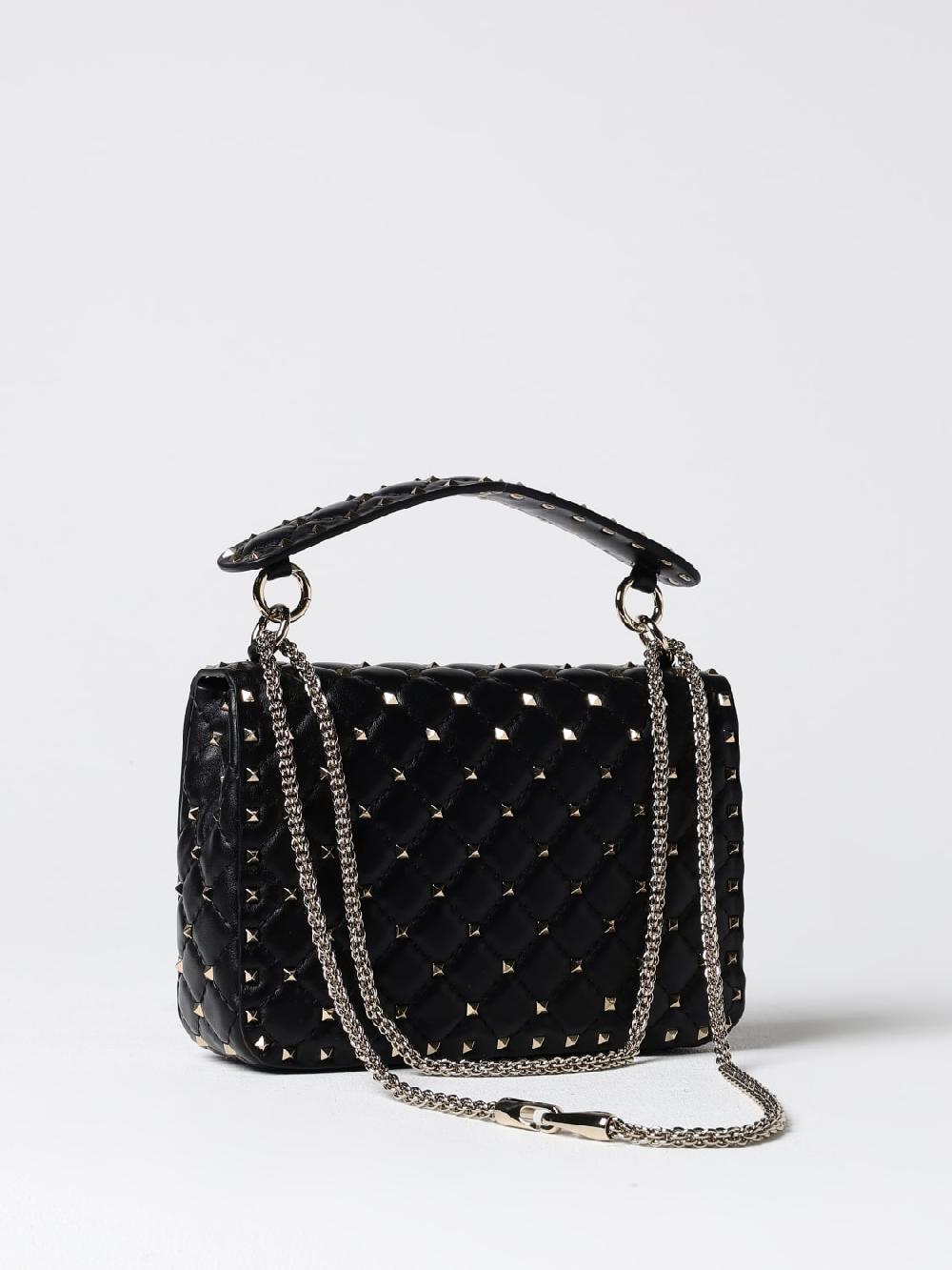 Giglio Borsa Rockstud Spike Valentino Garavani In Nappa Matelassè