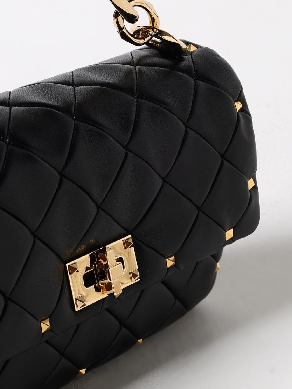 Giglio Borsa Rockstud Valentino Garavani In Nappa Matelassè