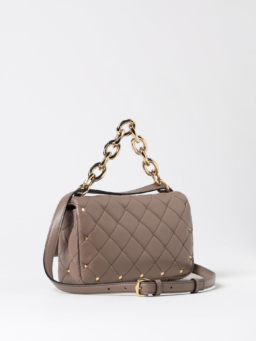 Giglio Borsa Rockstud Valentino Garavani In Nappa Matelassè
