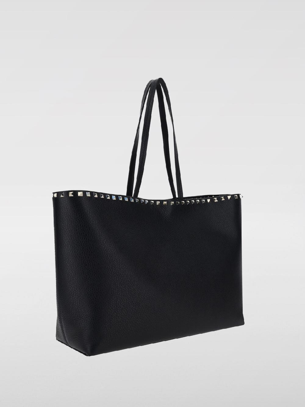 Giglio Borsa Rockstud Valentino Garavani In Pelle A Grana
