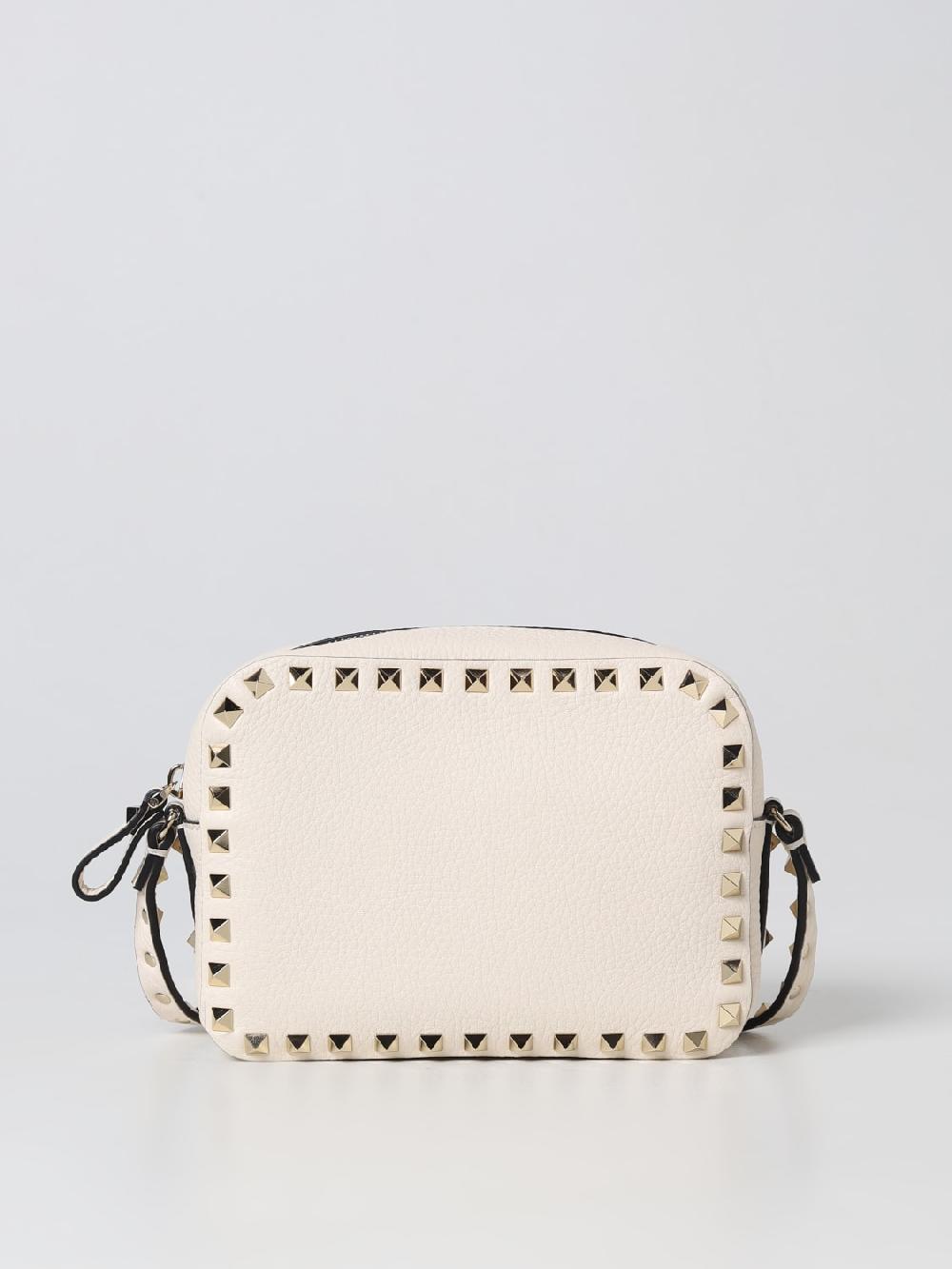 Giglio Borsa Rockstud Valentino Garavani in pelle a grana