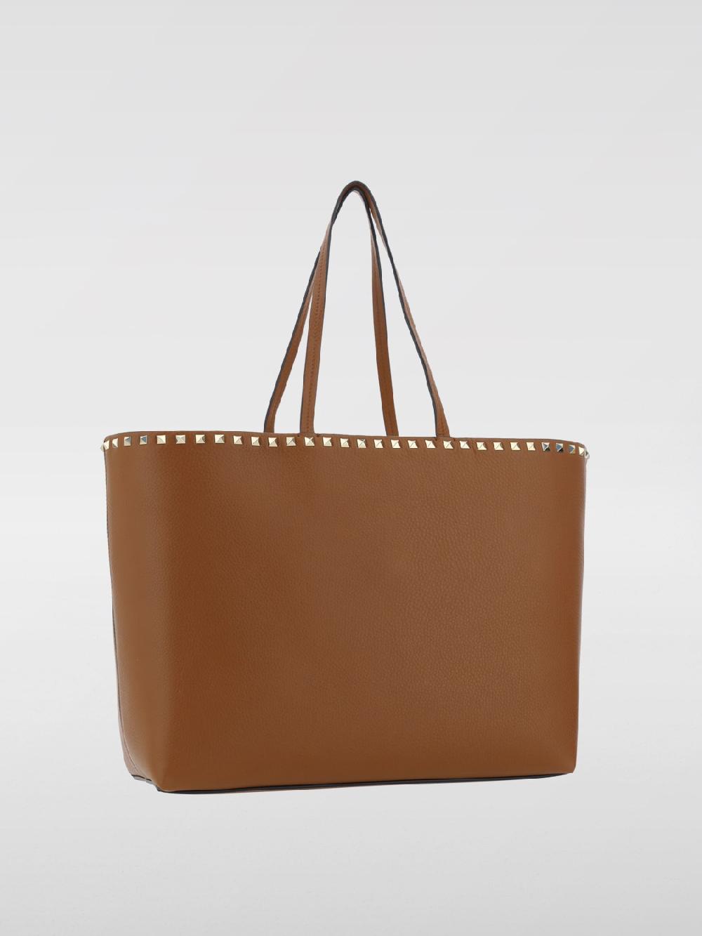 Giglio Borsa Rockstud Valentino Garavani In Pelle A Grana