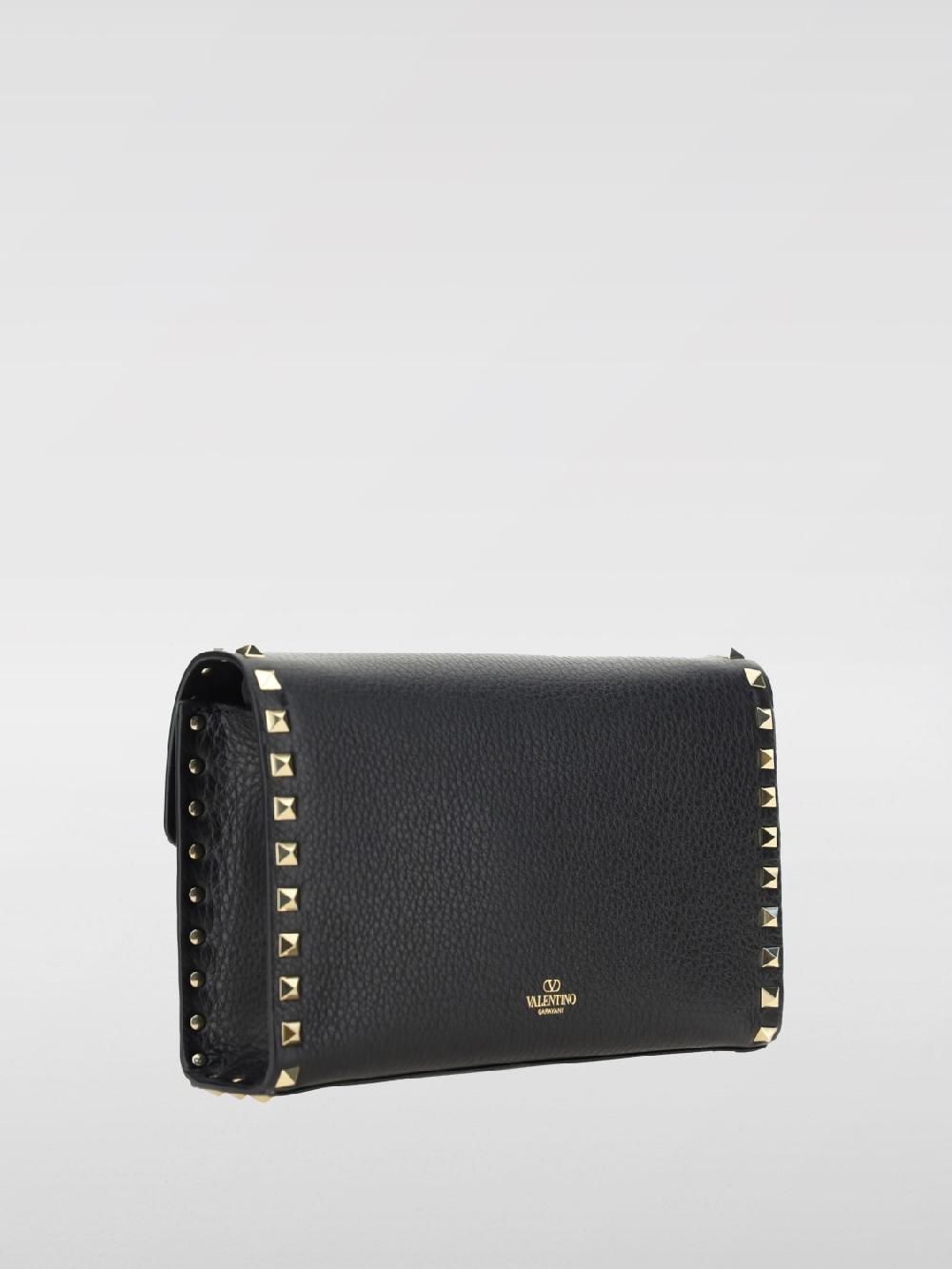 Giglio Borsa Rockstud Valentino Garavani In Pelle A Grana