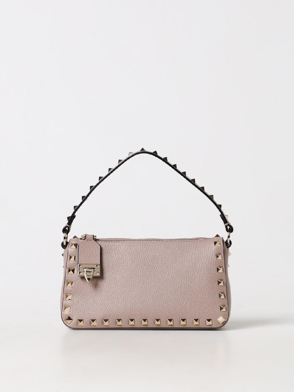 Giglio Borsa Rockstud Valentino Garavani in pelle a grana