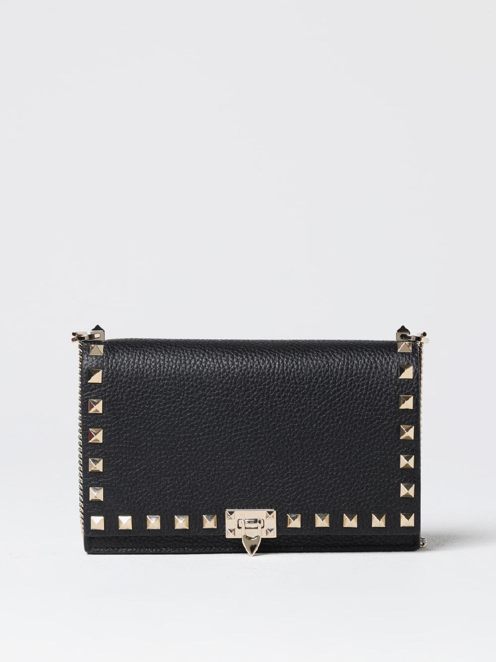 Giglio Borsa Rockstud Valentino Garavani in pelle a grana