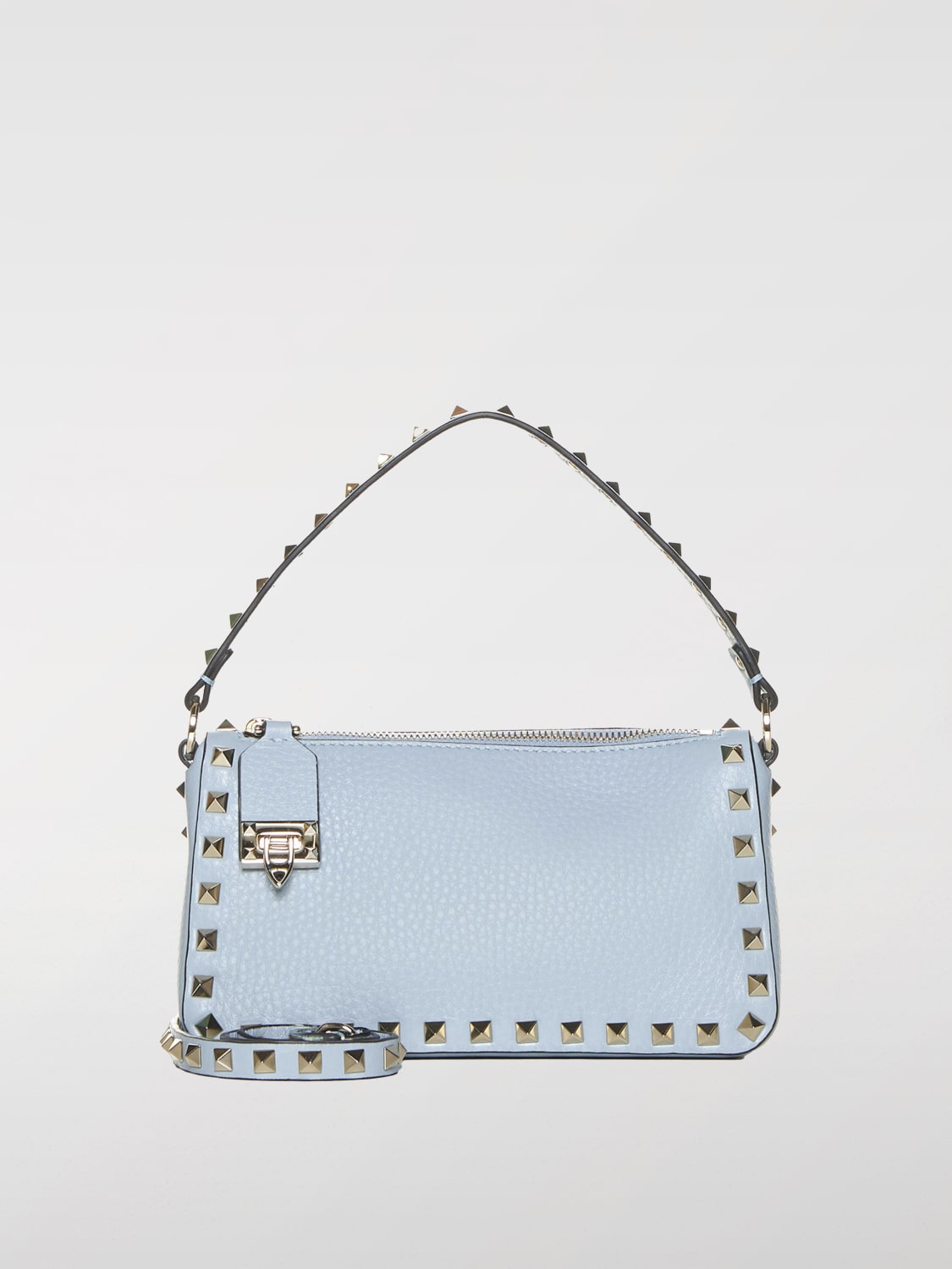 Giglio Borsa Rockstud Valentino Garavani in pelle a grana