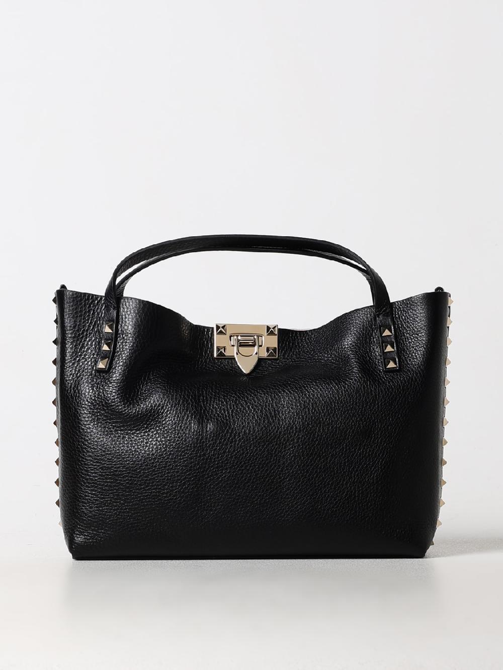 Giglio Borsa Rockstud Valentino Garavani in pelle a grana