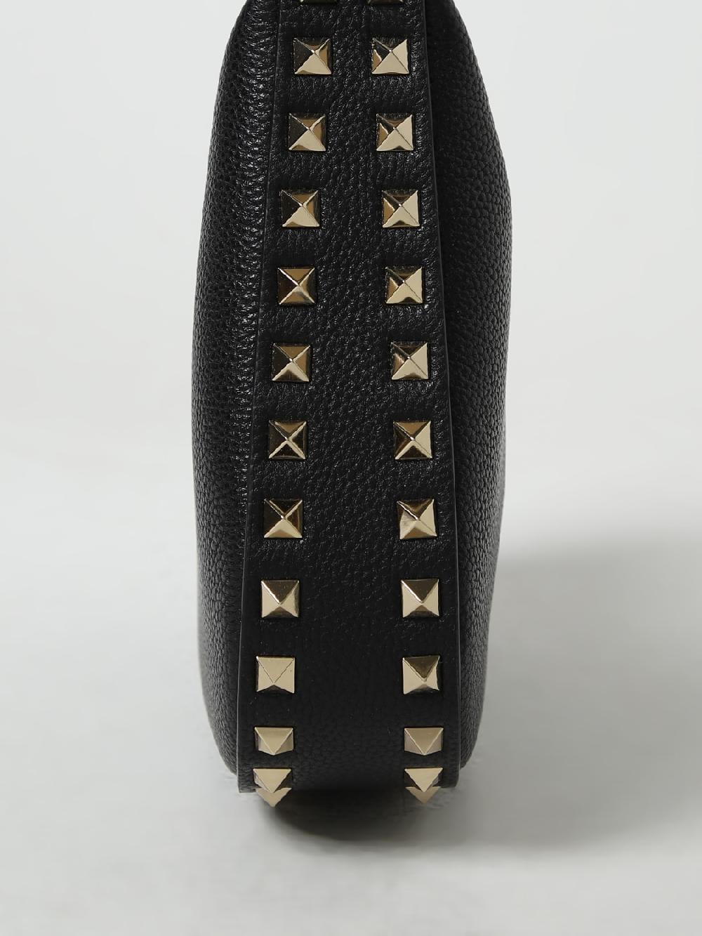 Giglio Borsa Rockstud Valentino Garavani In Pelle A Micro Grana