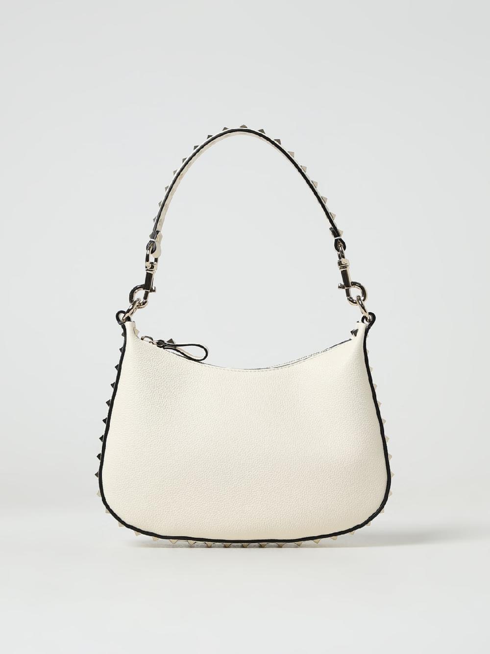 Giglio Borsa Rockstud Valentino Garavani in pelle a micro grana