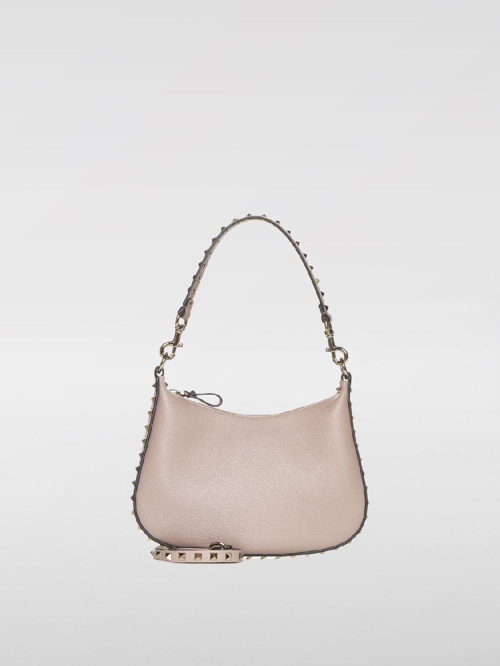 Giglio Borsa Rockstud Valentino Garavani in pelle a micro grana