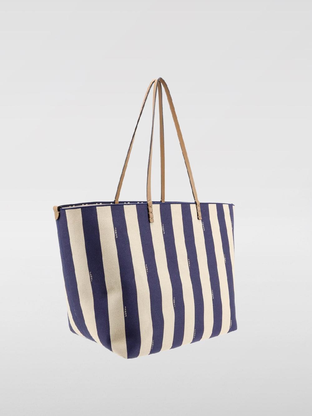 Giglio Borsa Roll Large Fendi Reversibile In Tessuto Jacquard E Pelle