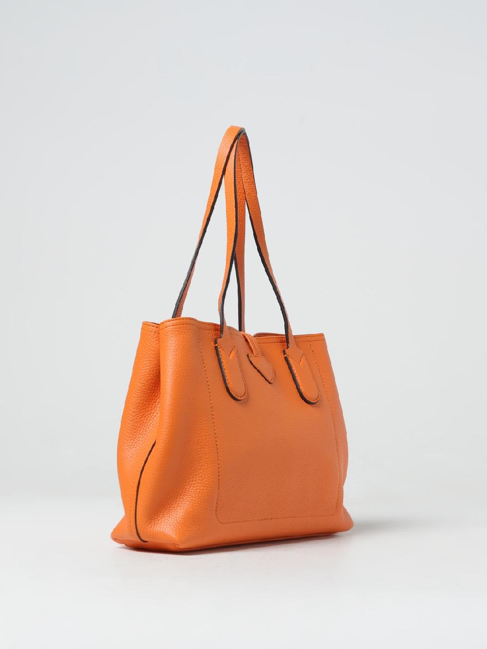 Giglio Borsa Roseau Essential Longchamp In Pelle A Grana Con Logo