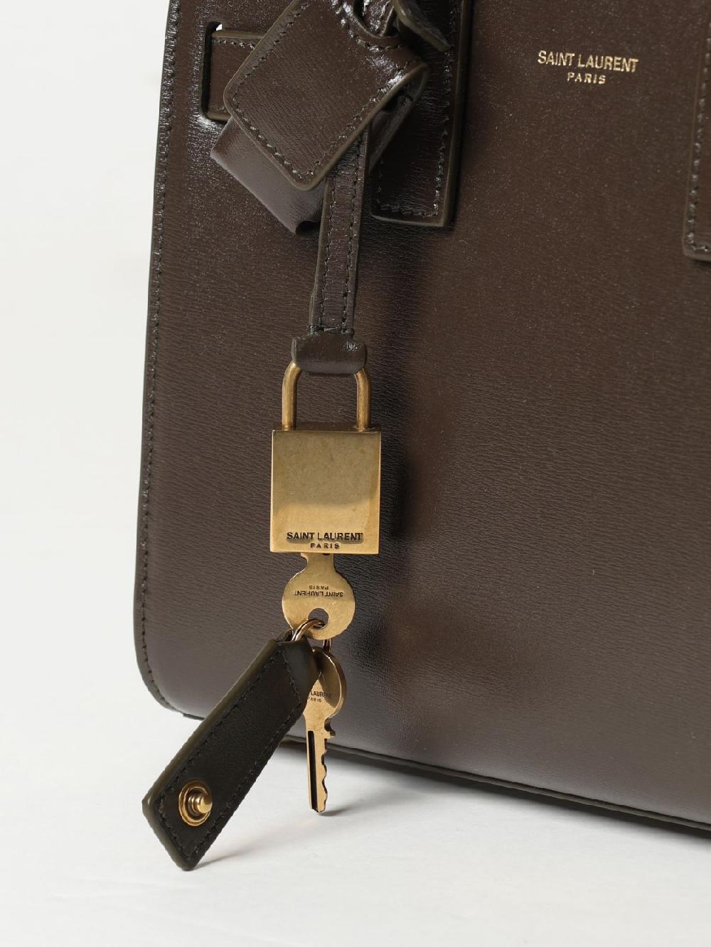 Giglio Borsa Sac De Jeur Saint Laurent In Pelle Palmellata