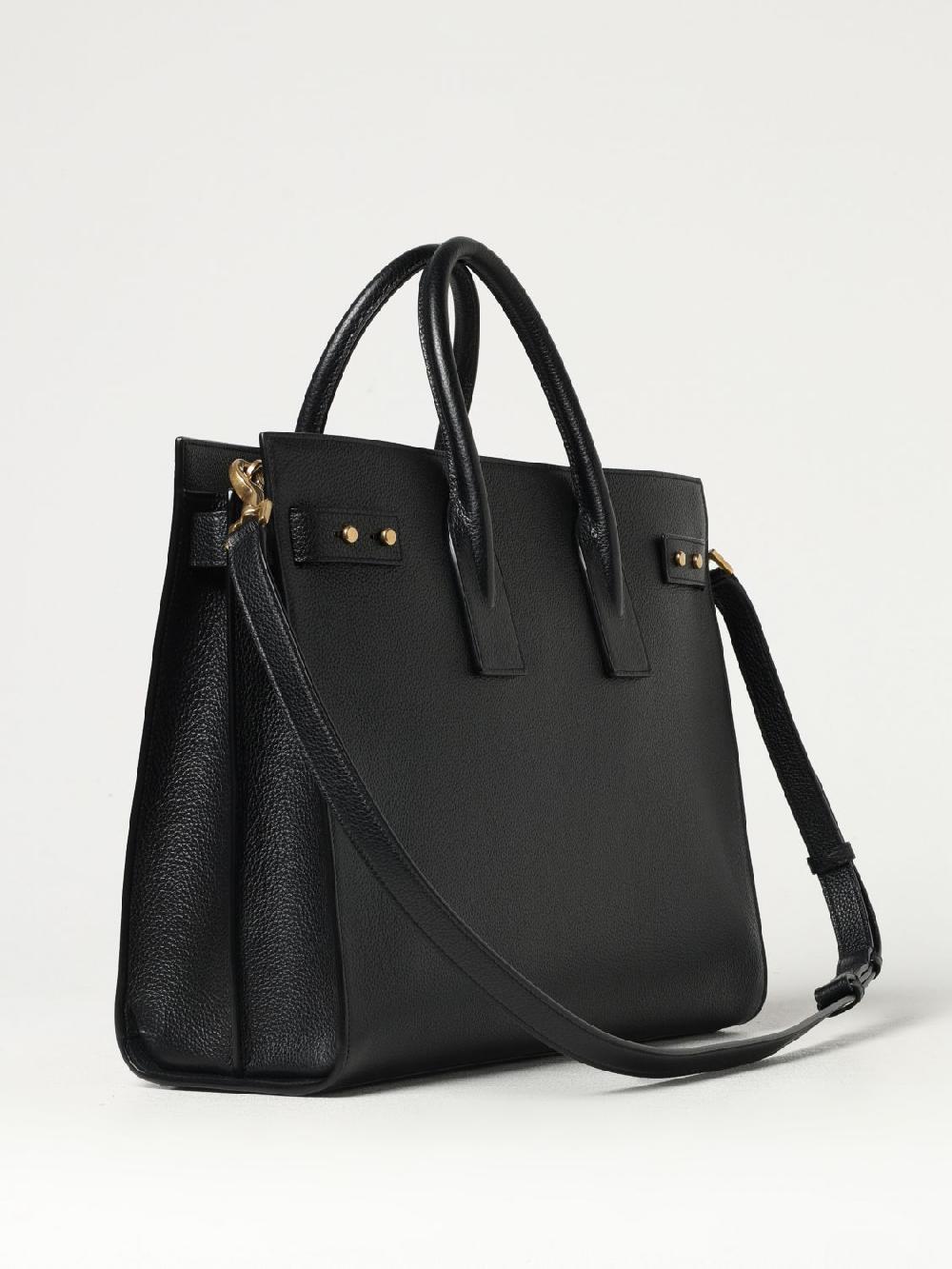 Giglio Borsa Sac De Jour Saint Laurent In Pelle Martellata