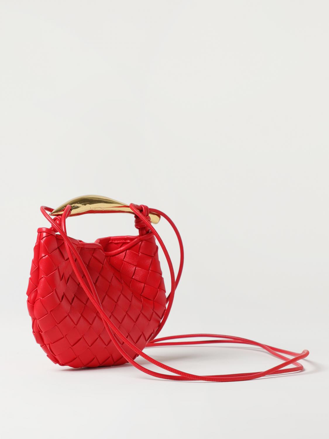 Giglio Borsa Sardine Mini Bottega Veneta In Pelle Intrecciata