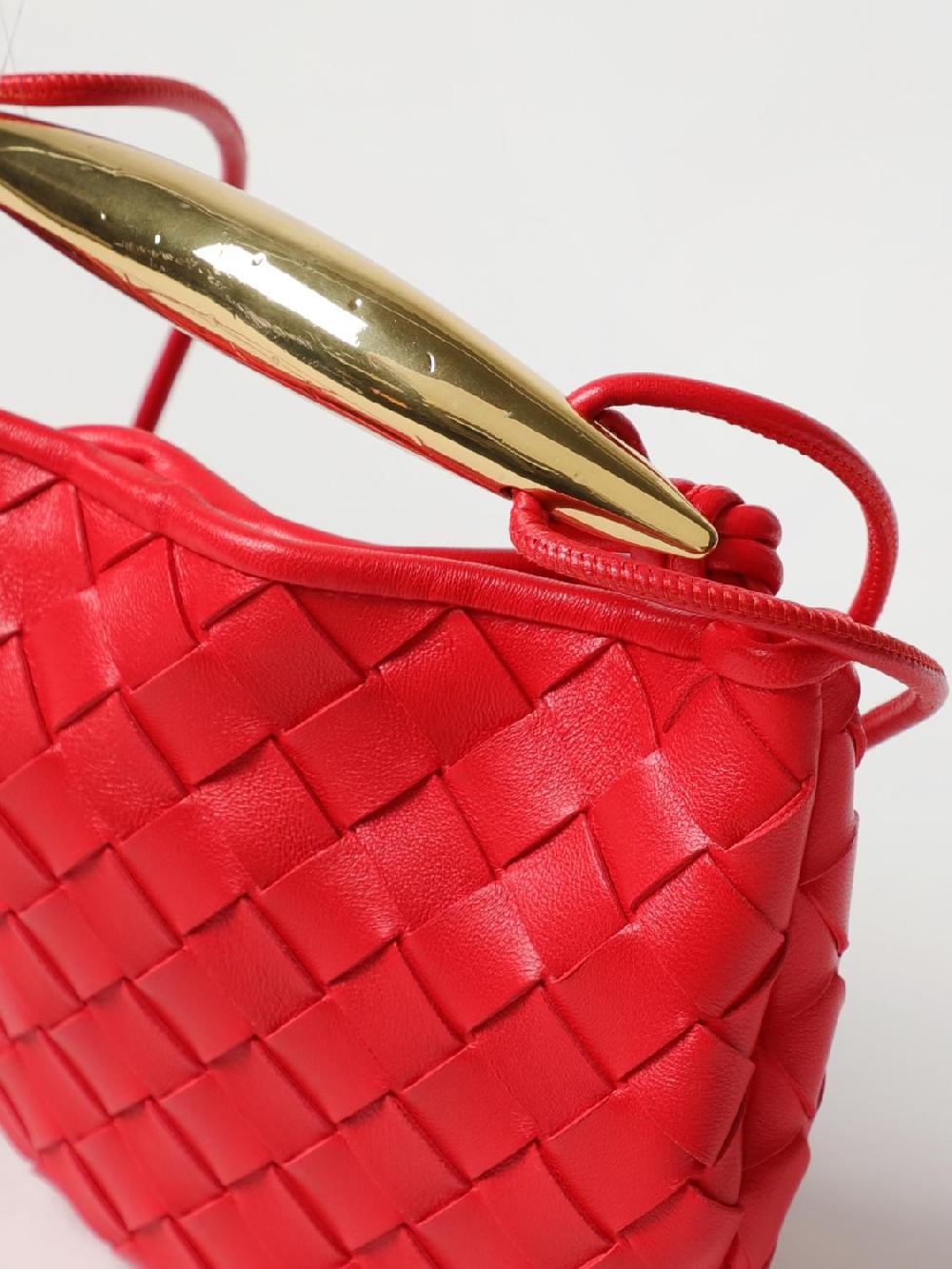 Giglio Borsa Sardine Mini Bottega Veneta In Pelle Intrecciata