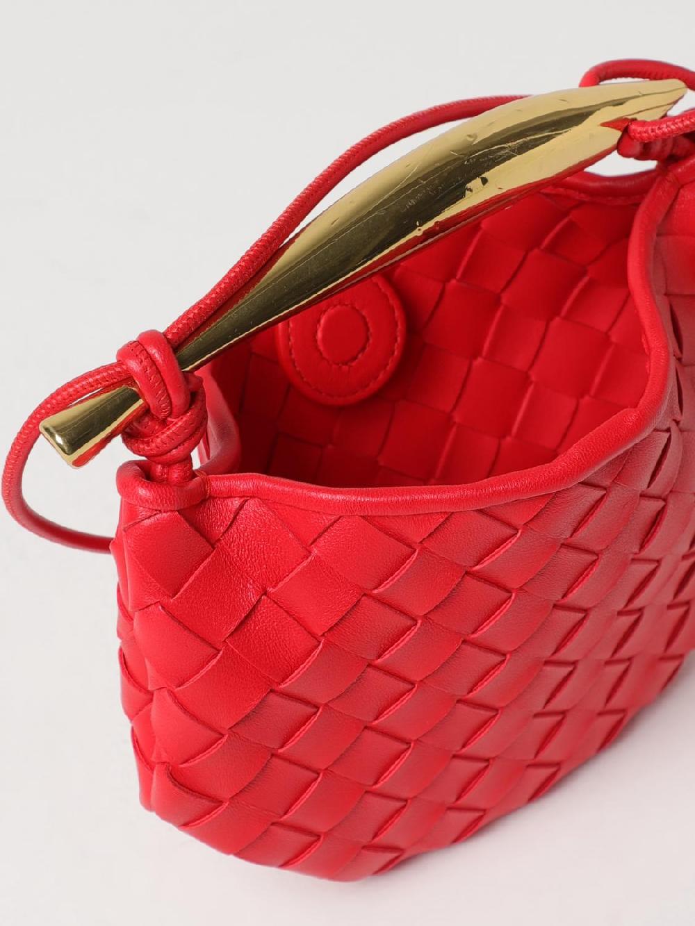 Giglio Borsa Sardine Mini Bottega Veneta In Pelle Intrecciata