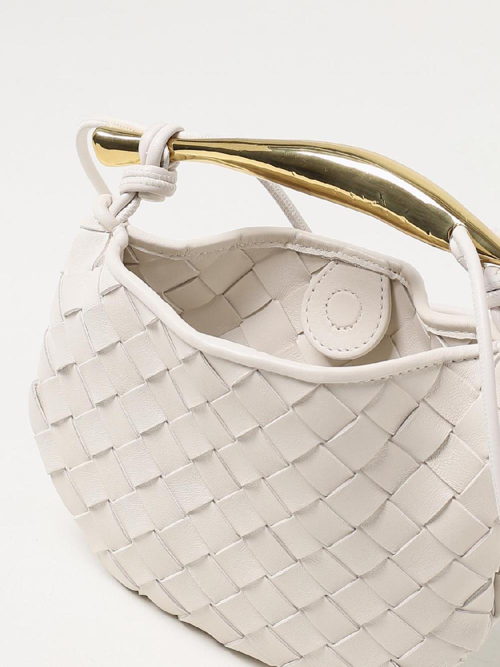 Giglio Borsa Sardine Mini Bottega Veneta In Pelle Intrecciata