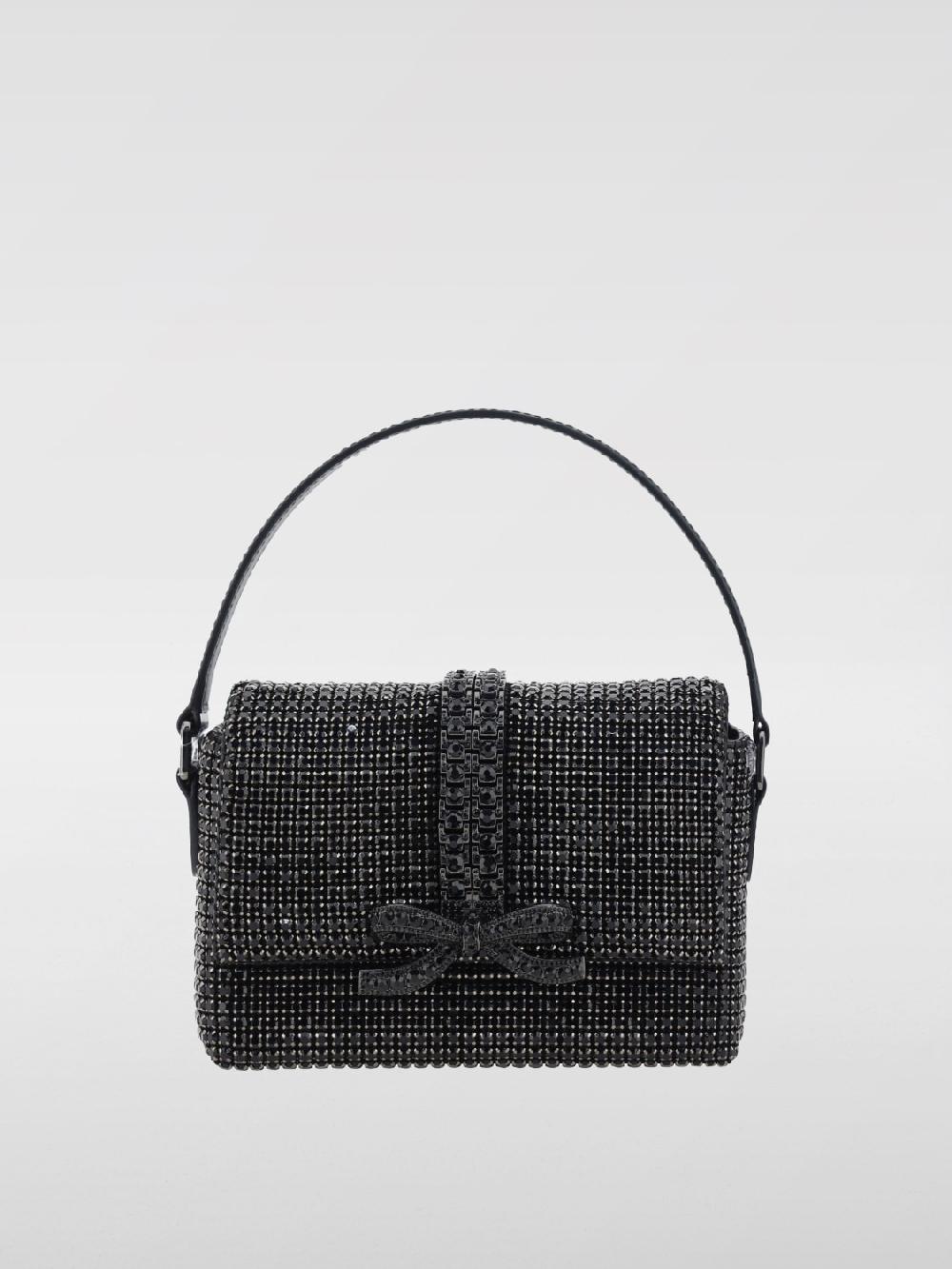 Giglio Borsa Self-Portrait in pelle con strass all over