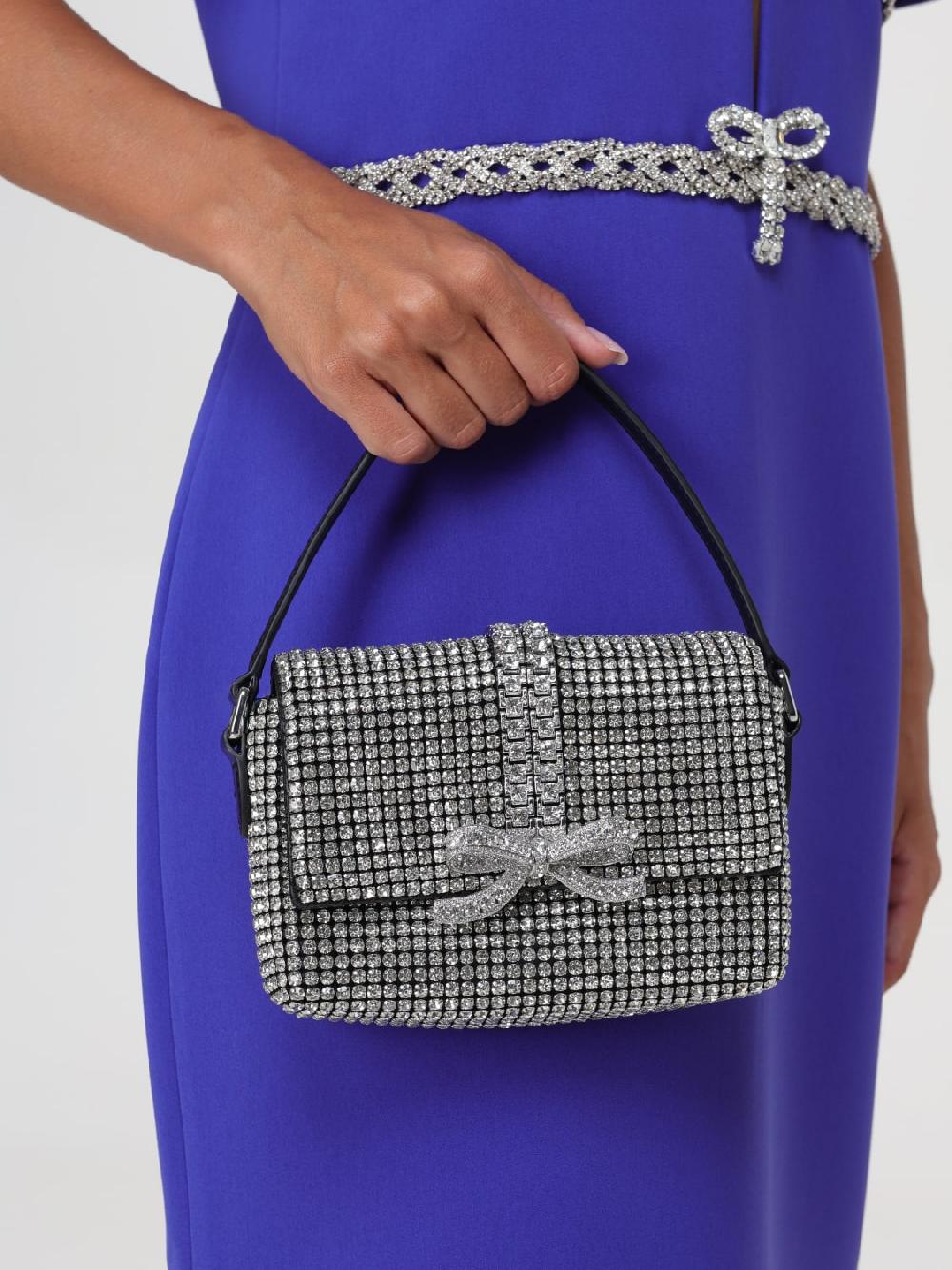 Giglio Borsa Self-Portrait In Pelle Con Strass All Over