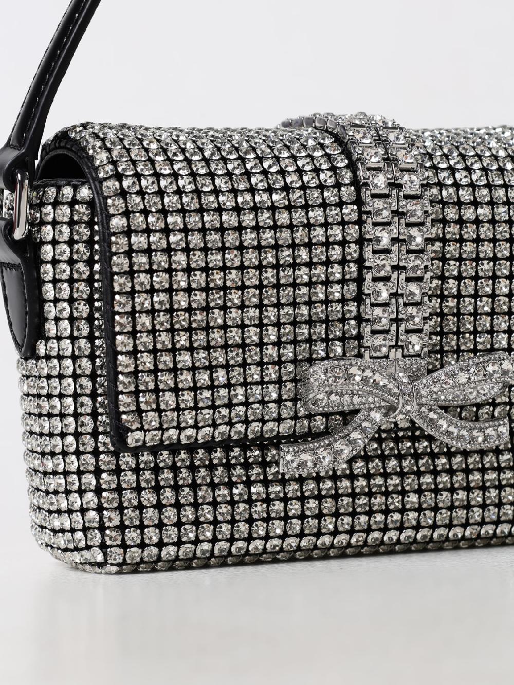 Giglio Borsa Self-Portrait In Pelle Con Strass All Over