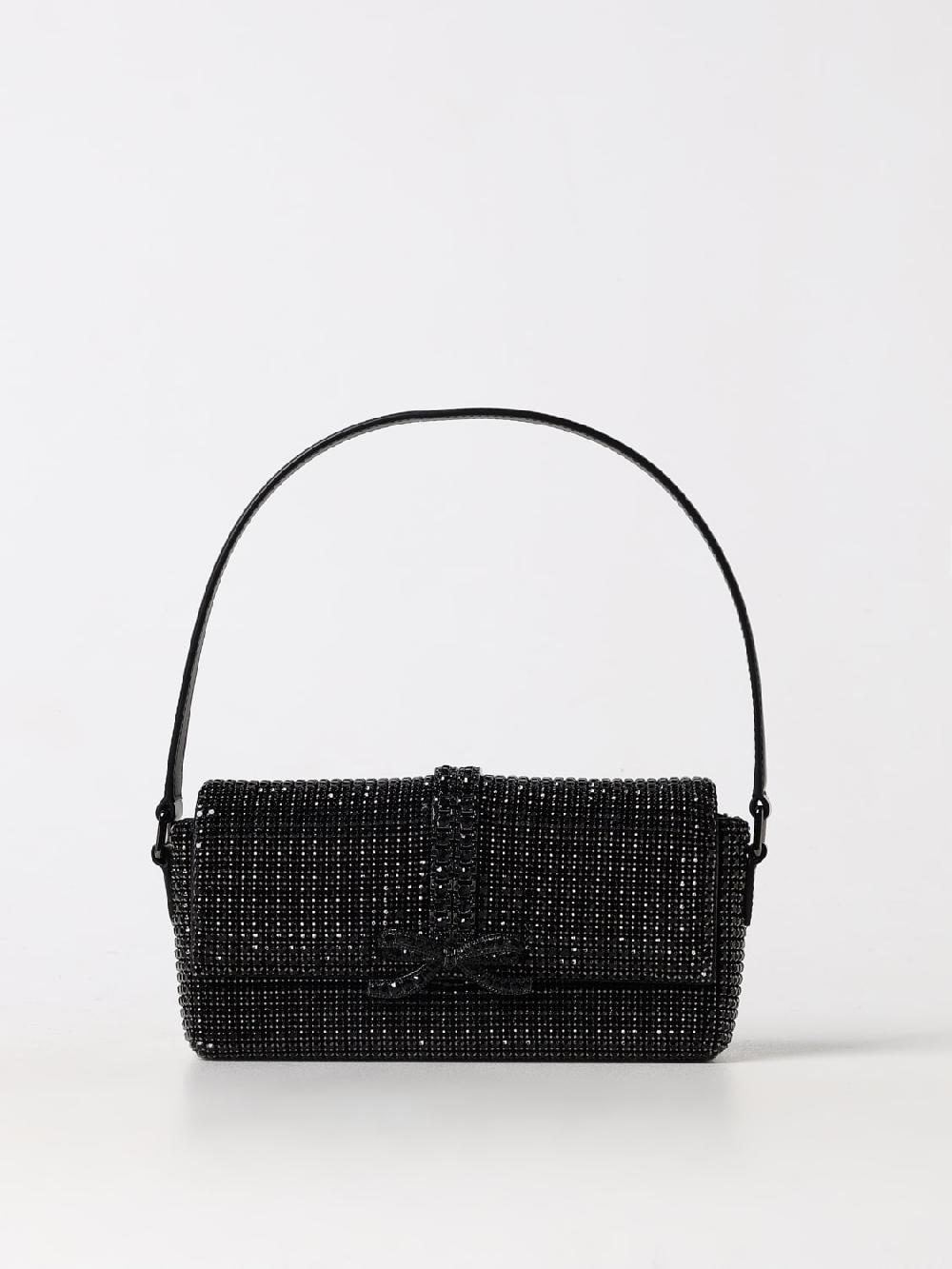 Giglio Borsa Self-Portrait in pelle con strass all over