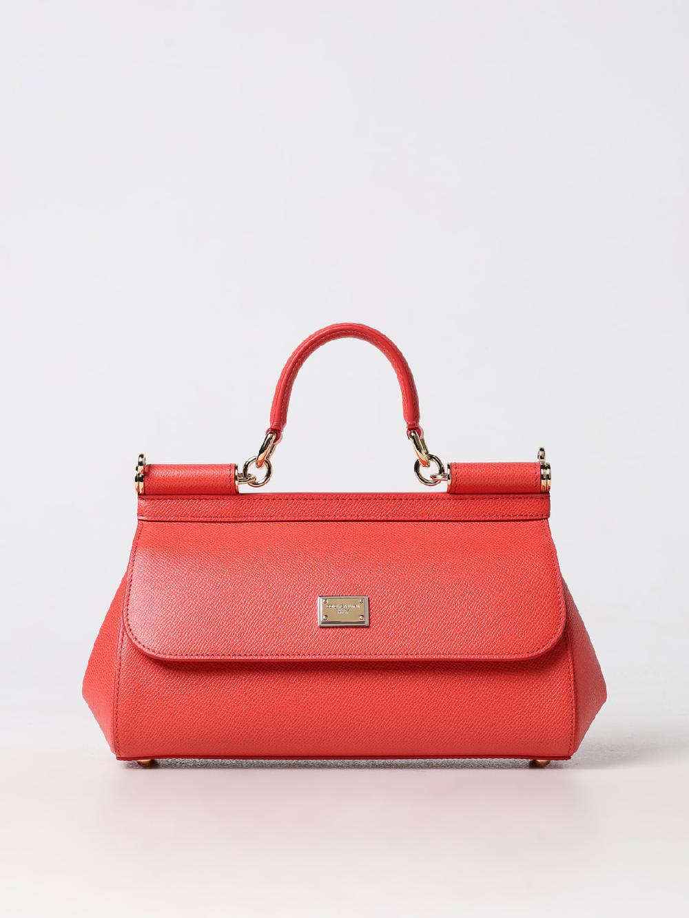 Giglio Borsa Sicily Baguette Dolce & Gabbana in pelle a micro grana